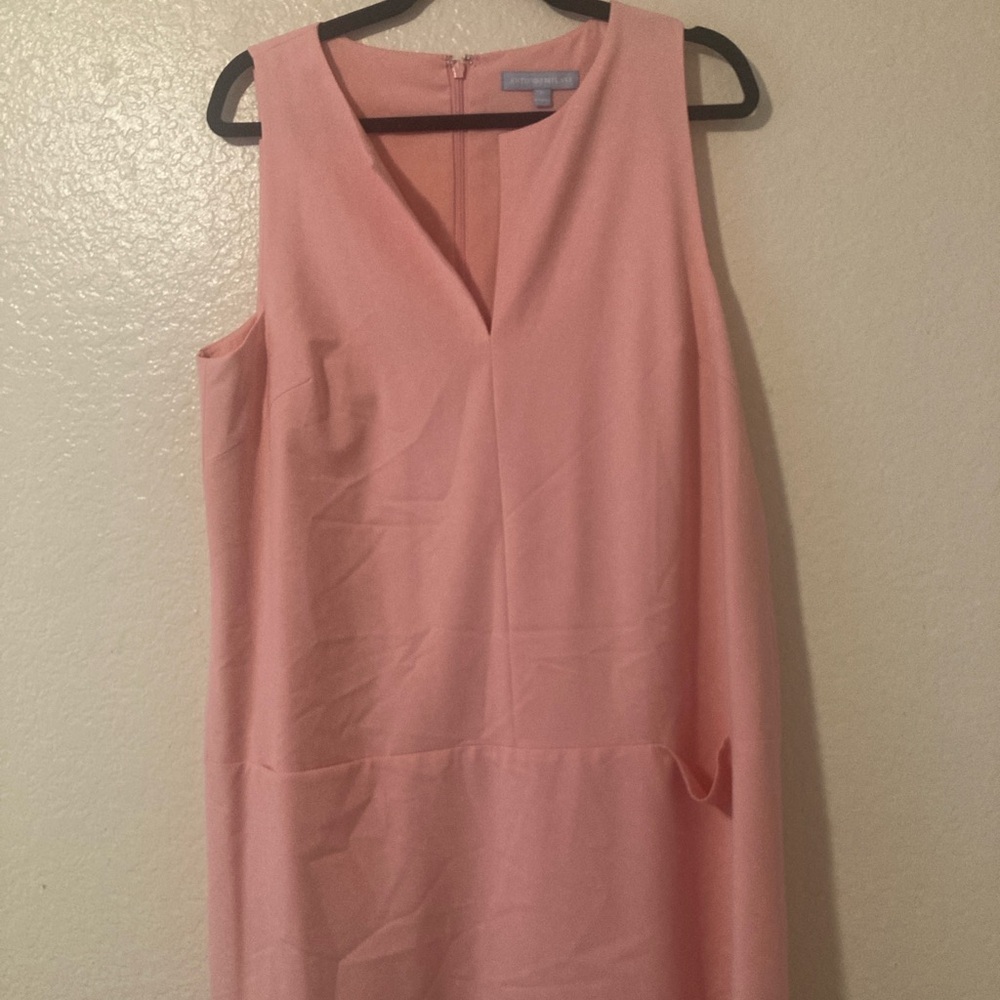 ANTONIO MELANI Blush Pink Midi Dress